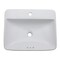 Fauceture EV2318 Century 23" Rectangular Ceramic Drop-In Bathroom Sink, White EV2318 - alternate 6